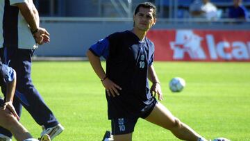 Hugo Morales, en su &eacute;poca del Tenerife.
 