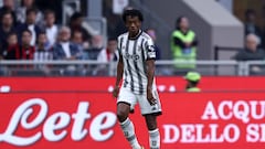 Juan Cuadrado en un partido de Juventus en Serie A.