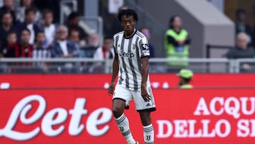 Juan Cuadrado en un partido de Juventus en Serie A.