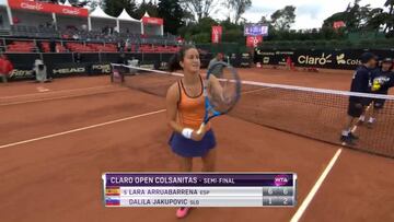 Arruabarrena llega por tercera vez a la final de Bogotá