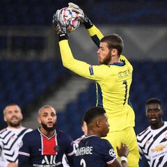 De Gea vuelve a su mejor nivel parando a Mbappé y Neymar