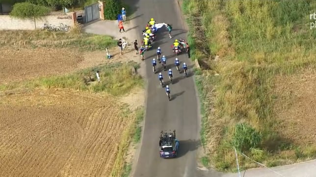 Manifestantes pro Palestina frenan al Israel en plena crono