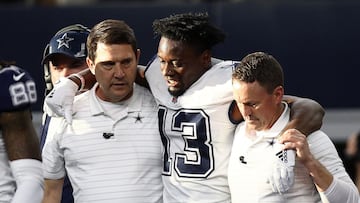 El wide receiver Michael Gallup se lesion&oacute; en el segundo cuarto del partido contra los Arizona Cardinals y se perder&aacute; el resto de la temporada.