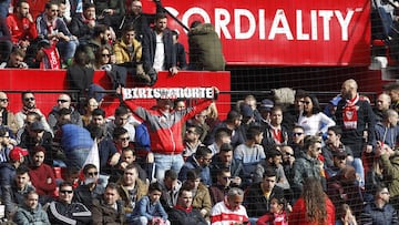 Aficionados del Sevilla.