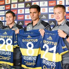 Everton presenta a Díaz y otros cuatro refuerzos para el 2019