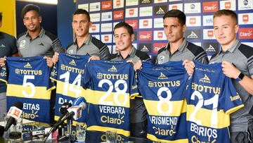 Everton presenta a Díaz y otros cuatro refuerzos para el 2019