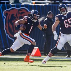 Justin Fields es parte de selecto grupo con Lamar Jackson y Michael Vick