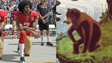 La organizaci&oacute;n PETA mostr&oacute; con animales su apoyo con el quarterback Colin Kaepernick con un pol&eacute;mico anunci&oacute; que seguro no aprobar&iacute;a Donald Trump. 