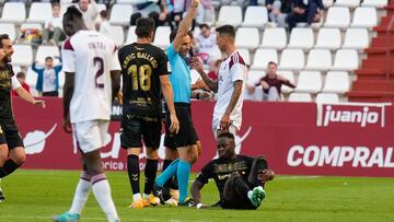 09/10/22 PARTIDO SEGUNDA DIVISION
ALBACETE - TENERIFE
TARJETA ROJA EXPULSION MAIKEL MESA 