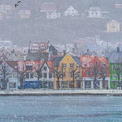 La ciudad noruega en la que llueve más de 200 días al año