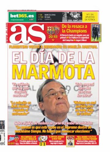 Las portadas de AS de noviembre