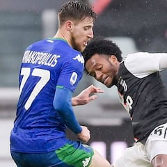 Juventus empata ante Sassuolo, con Cuadrado en cancha