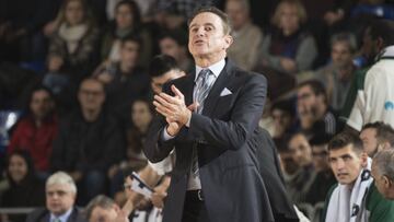 Rick Pitino, el pasado curso, en el Palau Blaugrana.
