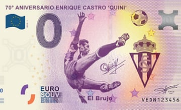 Billete de 0 euros de Enrique Castro.