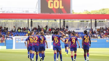 Jugadoras del Barça.