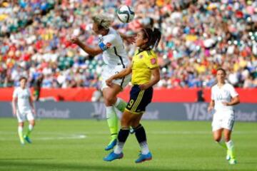 Colombia disputó cuatro partidos en Canadá 2015; ganó uno, empató otro y perdió dos.