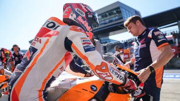 Marc Márquez en Austria.