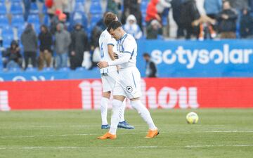 Arnáiz se retira de Butarque después de haber perdido 0-1 contra el Ibiza. 