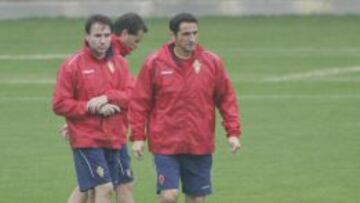 Entrenamiento del Real Zaragoza.