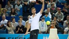 Gulbis, despu&eacute;s de eliminar a Gasquet.