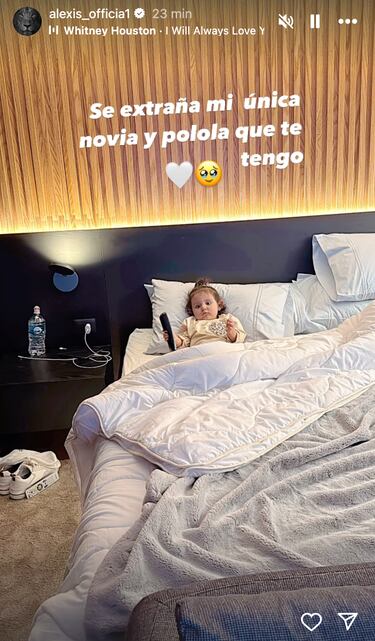 “Mi única novia”: el tierno mensaje de Alexis Sánchez en redes sociales