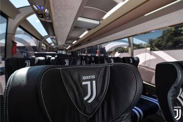 Nuevo autob&uacute;s de la Juventus para la temporada 2018-2019.