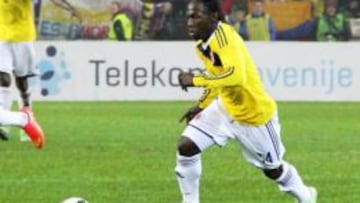 Yimmi Chará estuvo en la gira de Colombia por Inglaterra y Eslovenia hace un año