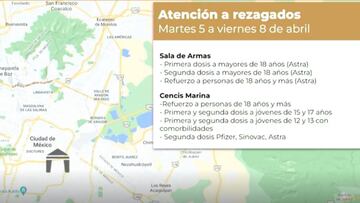 CDMX mantendrá vacunación para rezagados durante todo abril 