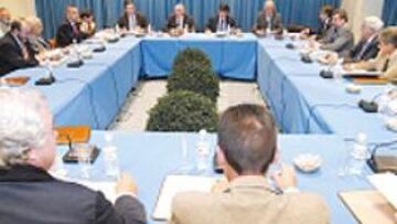 <b>UNANIMIDAD. </b>El Comité Ejecutivo del COE, reunido ayer en Madrid.