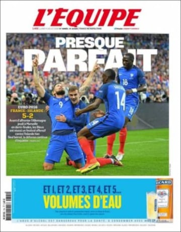 Portadas de la prensa mundial