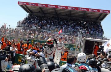 Timo Bernhard, Earl Bamber y Brendon Hartley se han proclamado vencedores de las 24 horas de Le Mans con el Porsche número dos