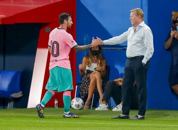 Messi y Koeman 