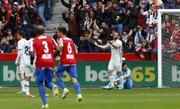 Nacho tras encajar el 1-0 de Cop. 