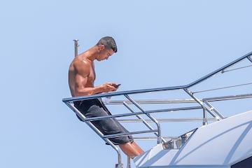 Cristiano Ronaldo y Georgina Rodríguez disfrutaron en las Islas Baleares de sus vacaciones.