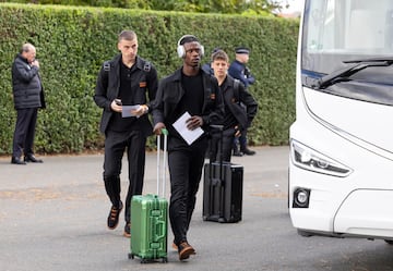 Arda Güler, Eduardo Camavinga y Andriy Lunin.