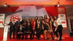 Simeone, Márquez y las chicas del waterpolo, Premios AS 2013
