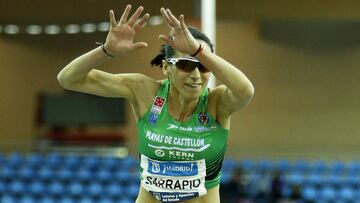 Patricia Sarrapio se pone líder mundial del año en triple (13,98)