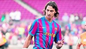 <b>LA ATRACCIÓN. </b>Ibrahimovic debeutará mañana en el Camp Nou.