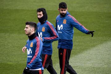 Diego Costa, Parejo y Asensio. 