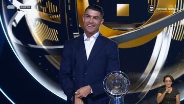 La confesión de Cristiano tras recibir el premio de la federación portuguesa