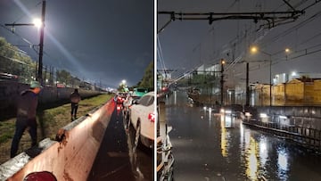 Metro CDMX anuncia que toda la Línea A queda suspendida por las inundaciones: queda todo paralizado en la Calzada Ignacio Zaragoza.