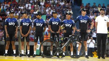 Presentación de los equipos del Tour Colombia 2.1.