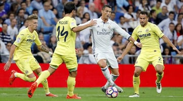 Cristiano Ronaldo y Mario Gaspar.