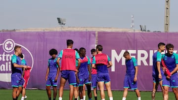 30/09/25 REAL VALLADOLID ENTRENAMIENTO GRUPO