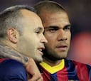 El emotivo regalo de Iniesta a Dani Alves para darle ánimos en Tokyo