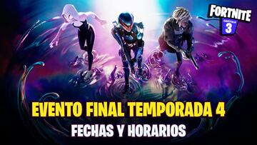 ¿Cuándo es el evento final de Fortnite Temporada 4? Fechas y horarios