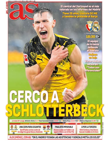 Las portadas de AS de febrero