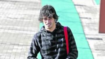 <b>PREPARADO. </b>Arribas, ayer en Las Rozas, después del entrenamiento.