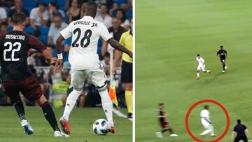 La confianza de Vinicius: Así fue su primer toque en el Bernabéu