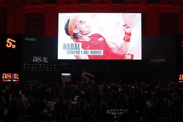 Premio al mejor deportista masculino. Rafa Nadal, campeón de los cuatro Grand Slams y número uno.